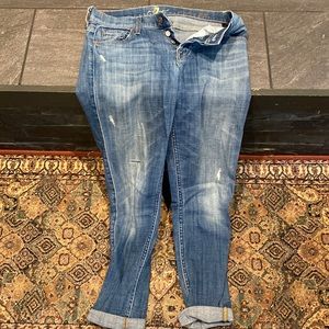 7 for all mankind Josefina skinny boyfriend jeans